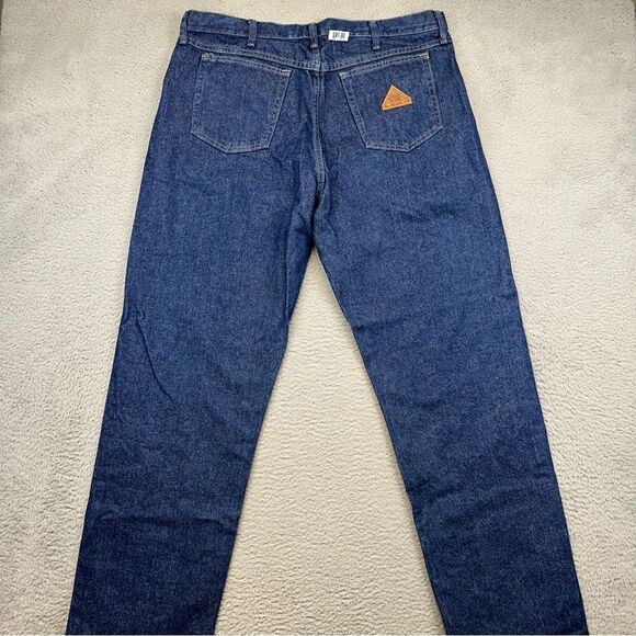 Bulwark FR Jeans Mens 40x34 Blue Denim Flame Resistant Work Wear Straight Casual - Picture 4 of 13